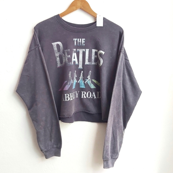 The Beatles Tops - The Beatles Abbey Road crop top sweater medium